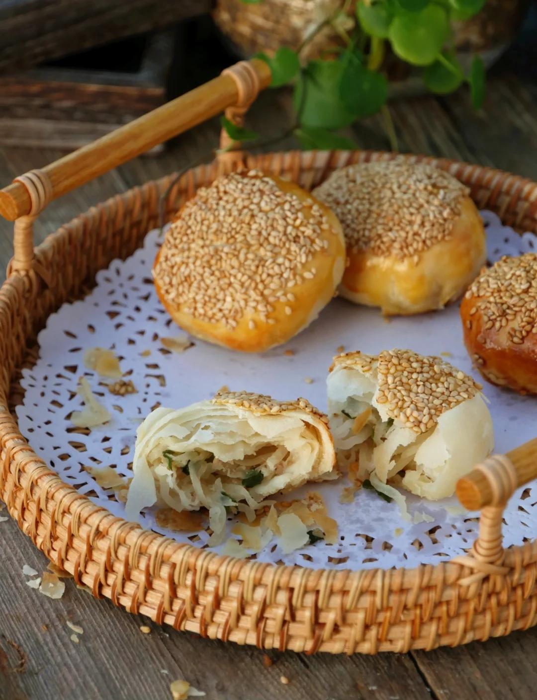 酥皮萝卜丝馅饼